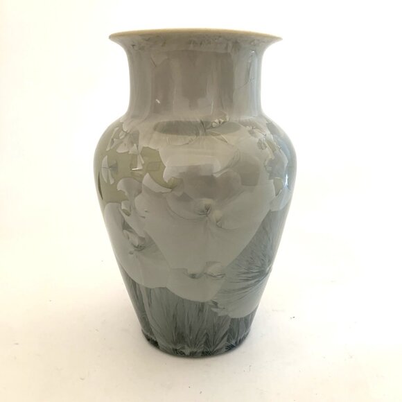 Duly Michell Crystalline Glaze Porcelain Vase Studio Art Pottery 7.75" Signed - Picture 2 of 12
